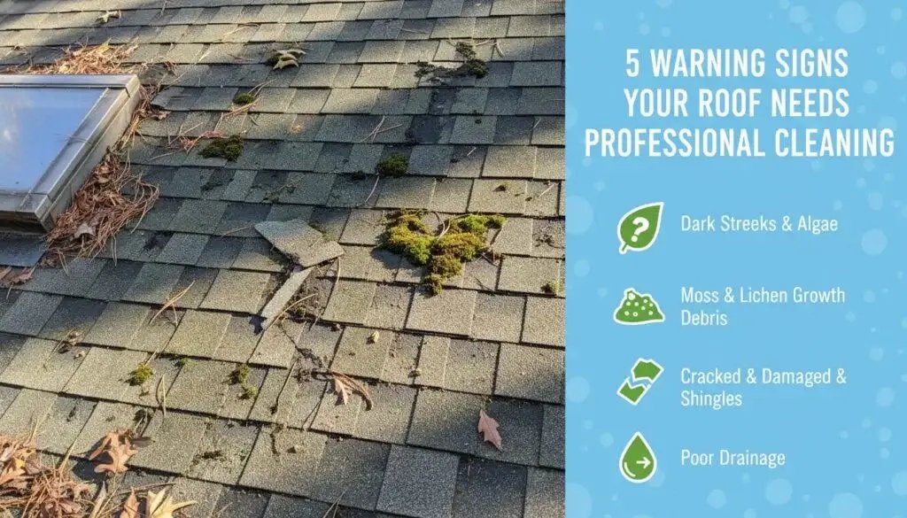 5 Warning Signs Your Roof Needs Professional Cleaning