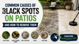Common Causes of Black Spots on Patios and How to Remove Them