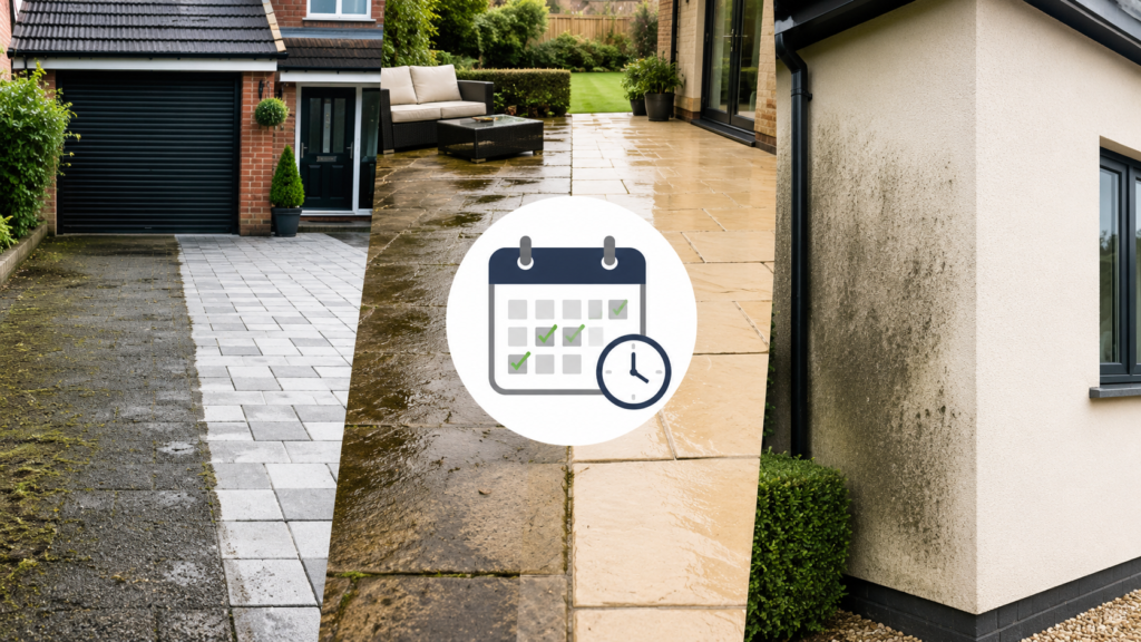 How Often Should You Clean Your Driveway, Patio in the UK