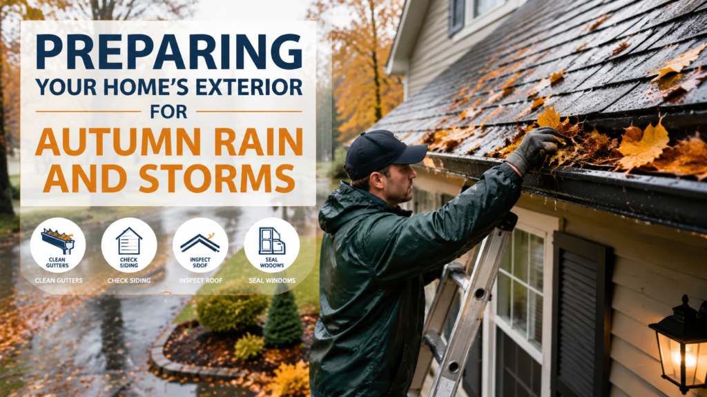 Preparing Your Home's Exterior for Autumn Rain and Storms