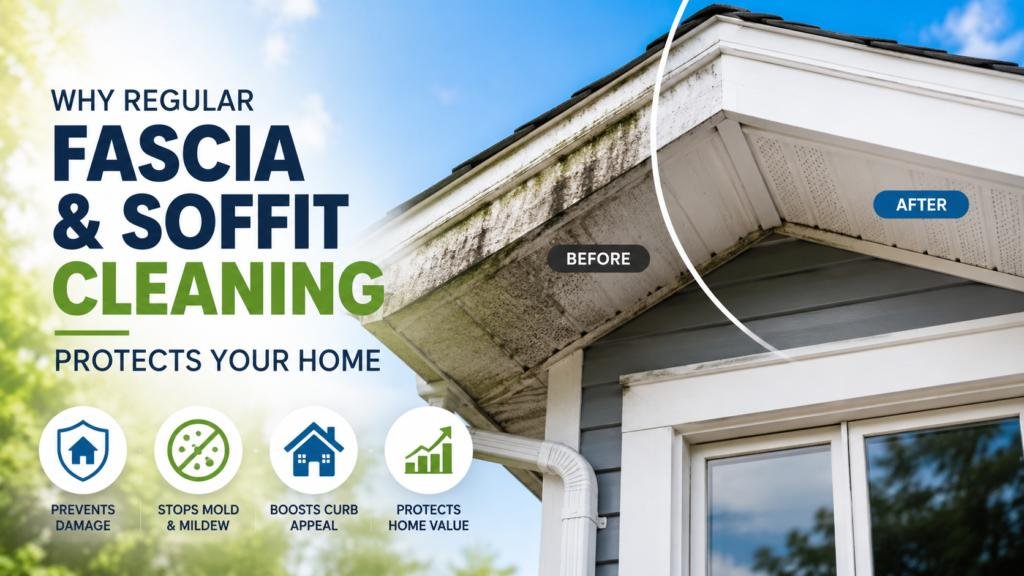 Why Regular Fascia and Soffit Cleaning Protects Your Home