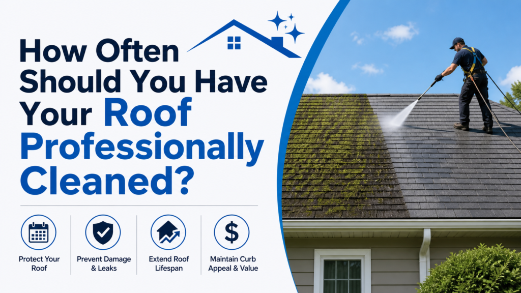 How Often Should You Have Your Roof Professionally Cleaned