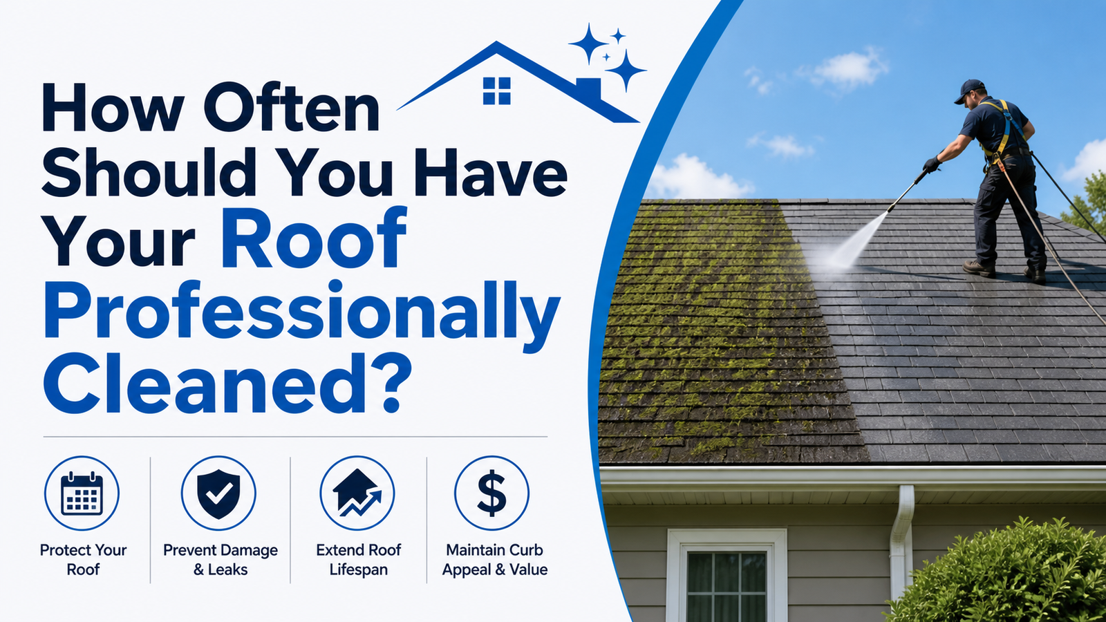 How Often Should You Have Your Roof Professionally Cleaned