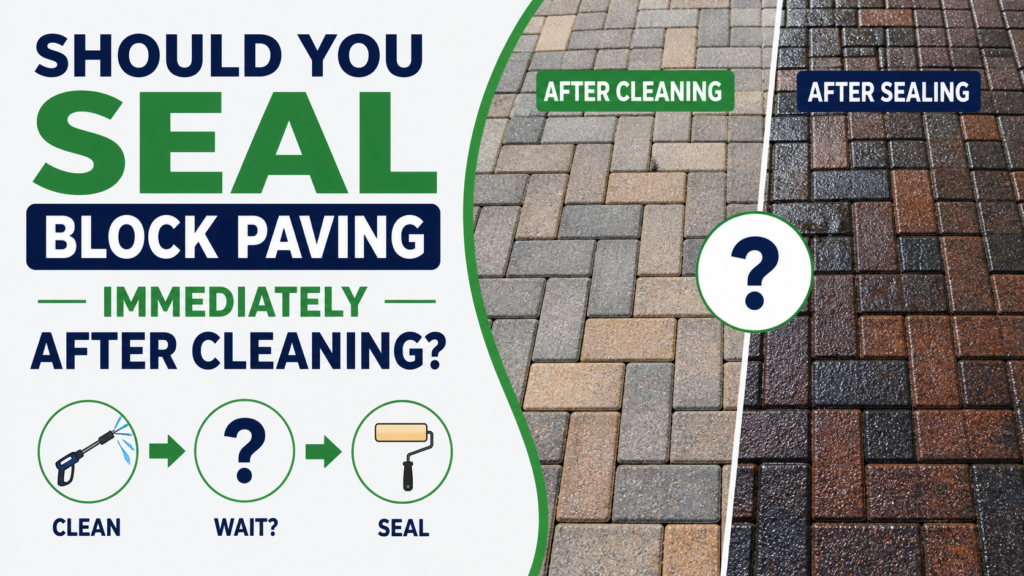 Should You Seal Block Paving Immediately After Cleaning