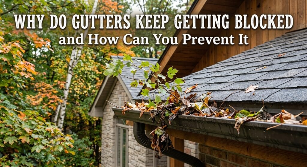 Why Do Gutters Keep Getting Blocked and How Can You Prevent It