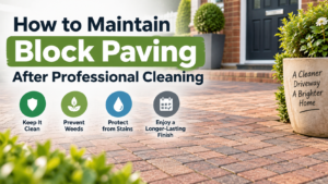 How to Maintain Block Paving After Professional Cleaning