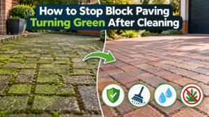 How to Stop Block Paving Turning Green After Cleaning