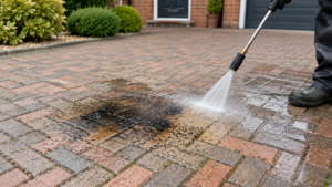 Can Pressure Washing Remove Oil Stains From Block Paving?